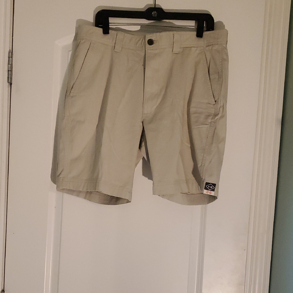 St. John's Bay Light Tan Flat Front Shorts